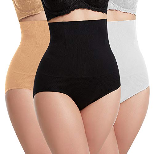 Libella Damen figurenformend Miederslip mit Bauch-Weg-Effekt 3608 Schwarz Weiß Haut XS/S von Libella