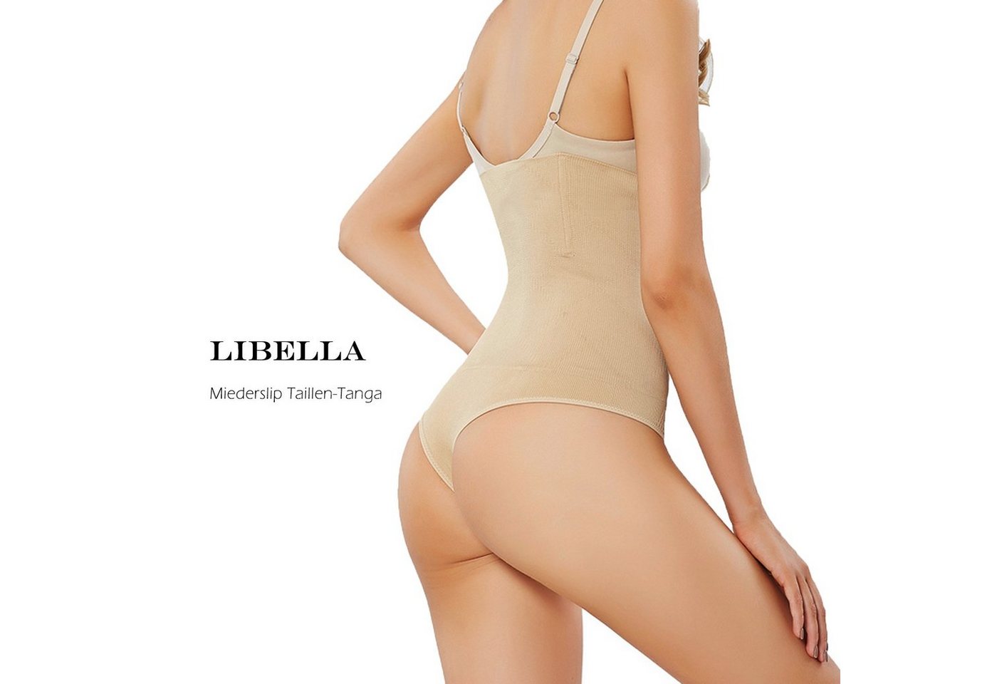 Libella Miederslip 3621 (1/2er-pack) figurenformend Miederstring mit Anti-Rutsch-Stäbchen Po Push Up von Libella