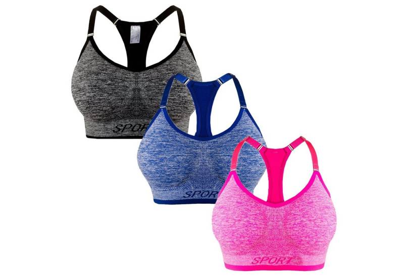 Libella Set: Sport-BH 3714 (2/3/4er-Pack) Gepolsterter Push-up Sport BH mit verstellbare Träger von Libella