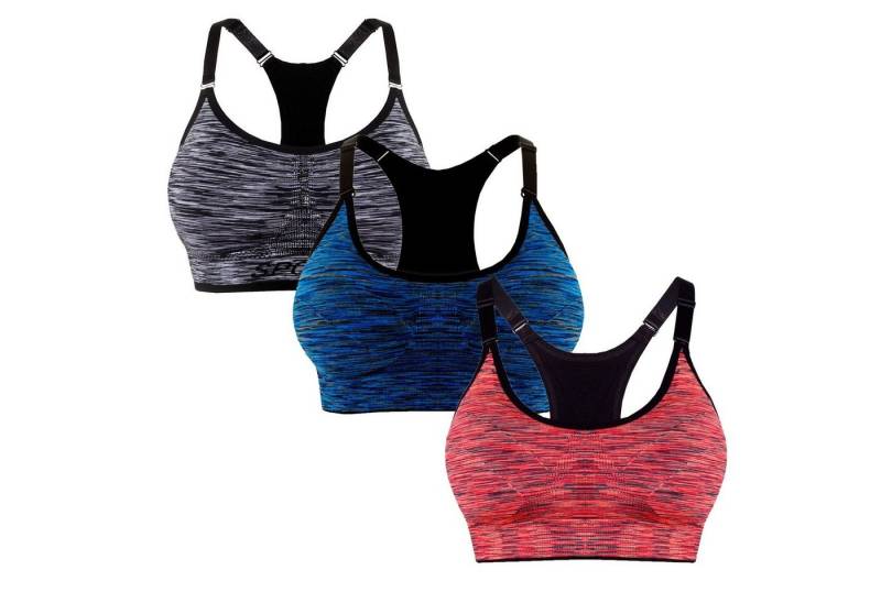 Libella Set: Sport-BH 3714 (2/3/4er-Pack) Gepolsterter Push-up Sport BH mit verstellbare Träger von Libella