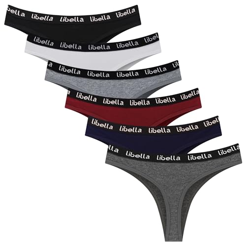 Libella Damen Tanga StringsDessous Baumwolle mit Tiefebund in 6er Pack 3207UN2 S Libella Damen Tanga StringsDessous Baumwolle mit Tiefebund in 6er Pack 3207UN2 S von Libella