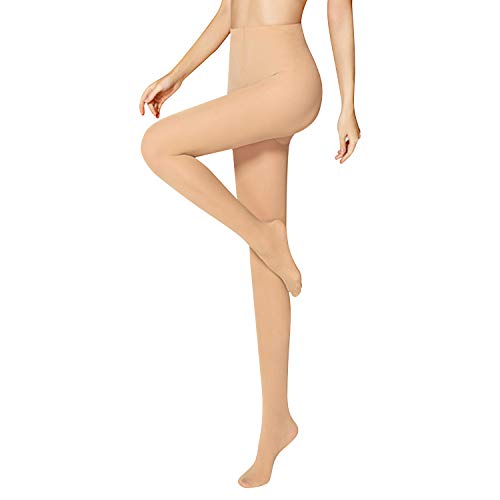 Libella bunte Strumpfhose Damen blickdichte Feinstrumpfhose für Damen Mikrofaser 80 DEN in Klassischen und Trendfarben Hautfarben M von Libella