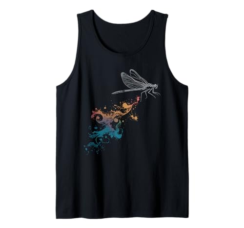 Libellen TShirt Herren Damen Dragonfly Drachenfliege Tank Top von Libelle TShirt Drachenfliege Dragonfly Insekten
