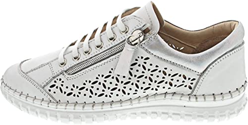Libelle Damen Schnürer in Weiß, Größe 39 von Libelle