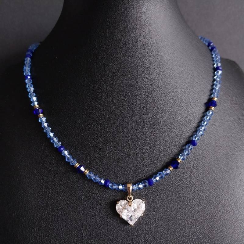 Heart Necklace - Jewelry Necklace Elegant Summer Heart Necklace - Jewelry Necklace Elegant Summer von LibelleLaden