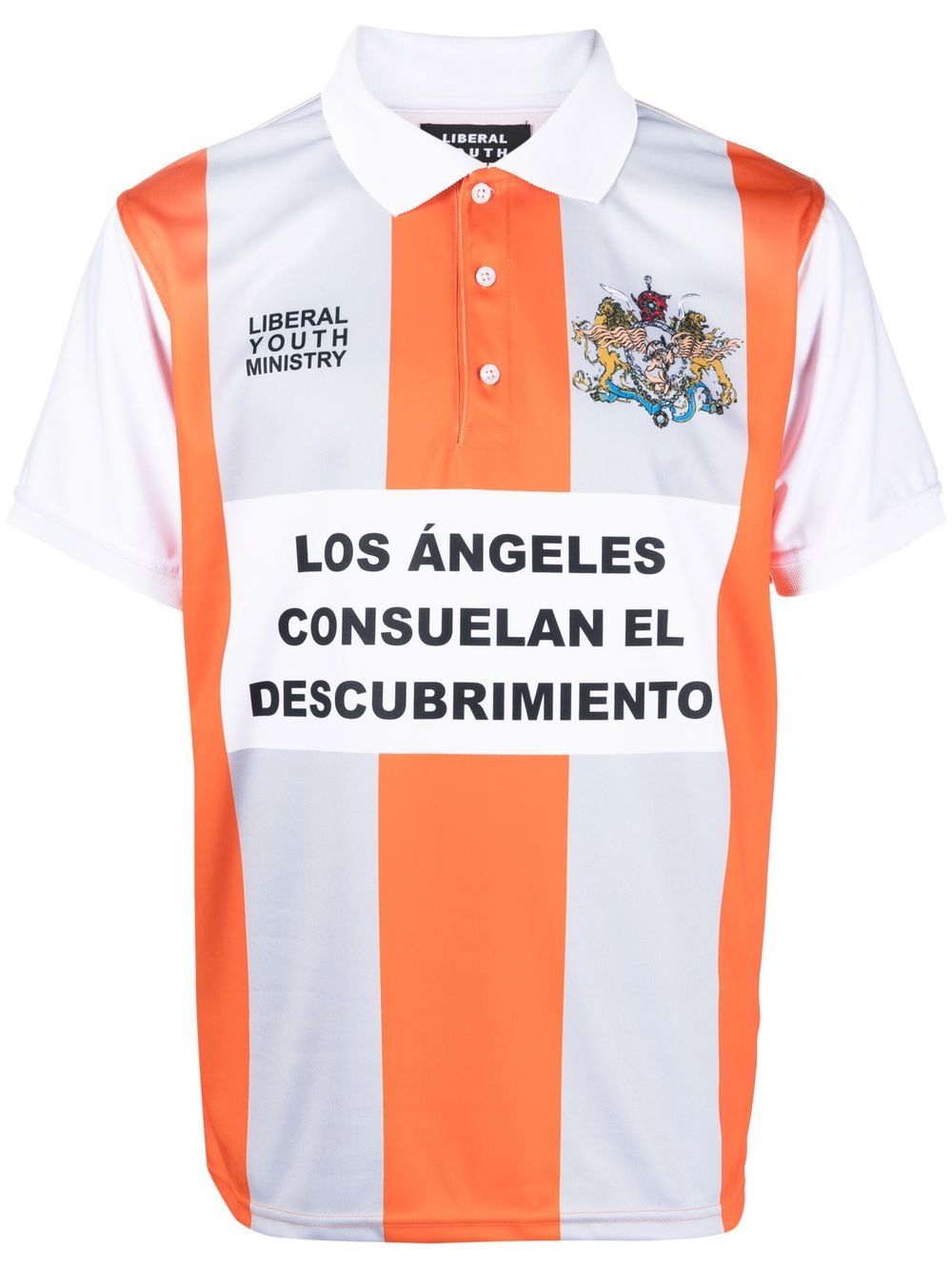 Liberal Youth Ministry Soccer Poloshirt mit Logo-Print - Orange von Liberal Youth Ministry