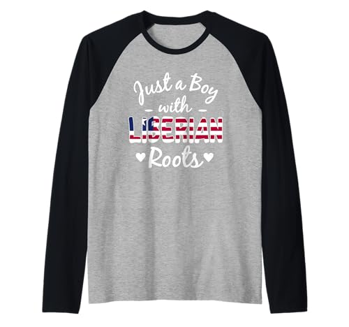 Herren Nur ein Junge mit liberianischen Wurzeln Liberia Boys Pride Raglan Herren Nur ein Junge mit liberianischen Wurzeln Liberia Boys Pride Raglan von Liberia Flag Designs Proud Liberian Roots