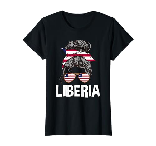 Liberia Mädchen Unordentlicher Haarknoten Liberian Woman Pride T-Shirt Liberia Mädchen Unordentlicher Haarknoten Liberian Woman Pride T-Shirt von Liberia Flag Designs Proud Liberian Roots