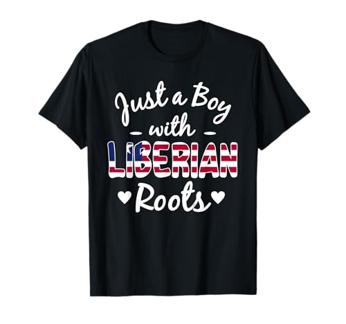 Nur ein Junge mit liberianischen Wurzeln Liberia Boys Pride T-Shirt Nur ein Junge mit liberianischen Wurzeln Liberia Boys Pride T-Shirt von Liberia Flag Designs Proud Liberian Roots