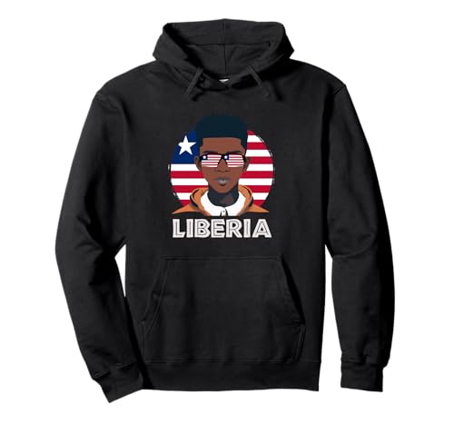 Liberia, liberianische Flagge, Liberia Boy, African Boy, Liberian Pullover Hoodie Liberia, liberianische Flagge, Liberia Boy, African Boy, Liberian Pullover Hoodie von Liberia Flag Gifts for Liberian Teens & Boys