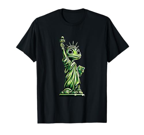 USA Alien Kostüm in Liberty Statue für Jungen und Mädchen T-Shirt USA Alien Kostüm in Liberty Statue für Jungen und Mädchen T-Shirt von Liberty Alien Outfit