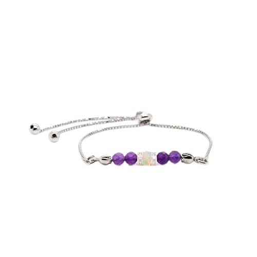 Liberty Angels - Edelstein Armband aus 925er Silber & Opal - Edelstein Armband Damen & Herren - Heilsteine Schmuck Armbänder - Hochwertiger Edelstein Schmuck - Heilstein Armband mit Silberzug Liberty Angels - Edelstein Armband aus 925er Silber & Opal - Edelstein Armband Damen & Herren - Heilsteine Schmuck Armbänder - Hochwertiger Edelstein Schmuck - Heilstein Armband mit Silberzug von Liberty Angels