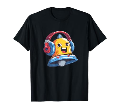 Bunte Liberty Bell mit Kopfhörern für Jungen und Mädchen T-Shirt Bunte Liberty Bell mit Kopfhörern für Jungen und Mädchen T-Shirt von Liberty Bell Outfit