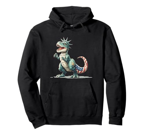 Cooler USA Dinosaurier im Liberty Style für Jungen und Mädchen Pullover Hoodie von Liberty Dinosaur