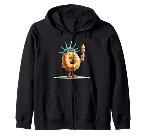 Nice Liberty USA Donut Kostüm für Erwachsene und Kinder Kapuzenjacke Nice Liberty USA Donut Kostüm für Erwachsene und Kinder Kapuzenjacke von Liberty Donut Outfit