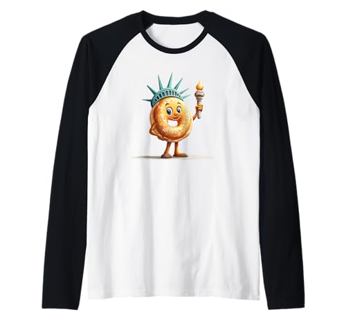 Nice Liberty USA Donut Kostüm für Erwachsene und Kinder Raglan von Liberty Donut Outfit