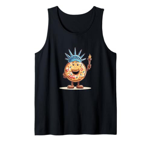 Tolles Donut mit Liberty Kostüm für Jungen und Mädchen Tank Top Tolles Donut mit Liberty Kostüm für Jungen und Mädchen Tank Top von Liberty Donut Outfit