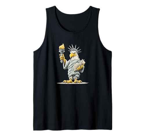 Erstaunlicher Adler in Liberty Statue Look für Jungen und Mädchen Tank Top von Liberty Eagle Outfit