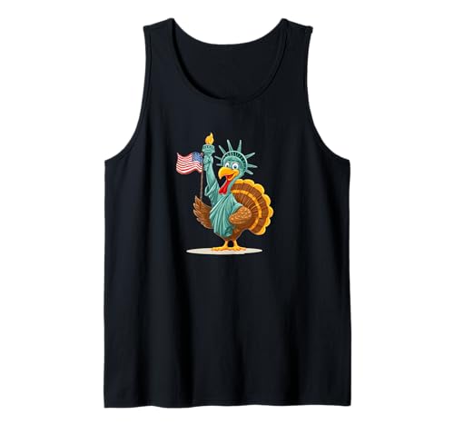 Liberty Truthahn Kostüm für Erwachsene und Kinder Tank Top von Liberty Turkey Outfit