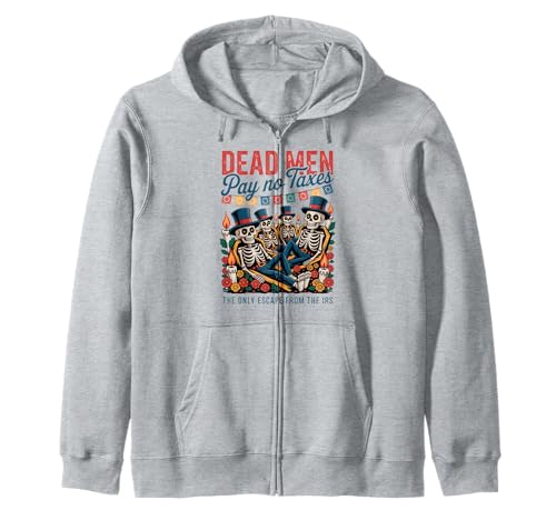 Tote Männer Zahlen Keine Steuern – Día de los Muertos Libertarian Kapuzenjacke Tote Männer Zahlen Keine Steuern – Día de los Muertos Libertarian Kapuzenjacke von Liberty-minded Latinos & Mexican-American Patriots