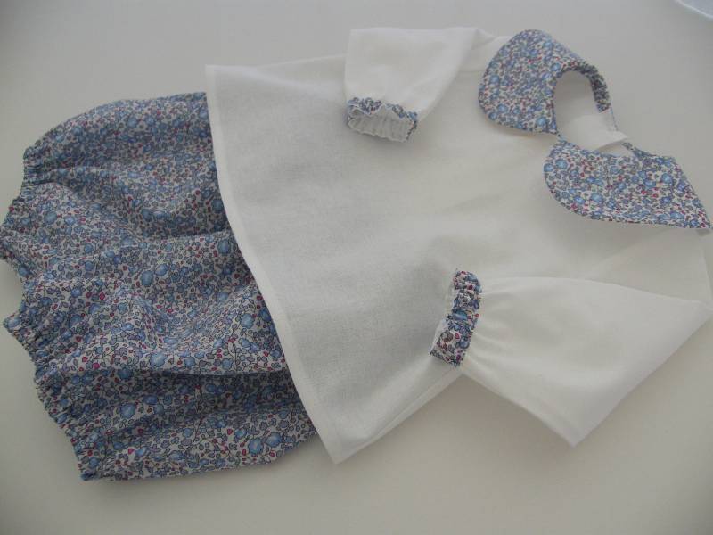 Bluse Bloomer Liberty, Eloïse Lavendel, Oeko-Tex Geburt 1/3/6/9/12/18 Monate Bluse Bloomer Liberty, Eloïse Lavendel, Oeko-Tex Geburt 1/3/6/9/12/18 Monate von LibertyCompagnie