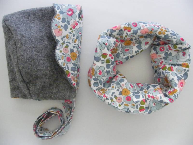 Set Begin Und Snood Liberty Betsy Porzellanwolle Grau Gekocht 3/6/12/18 Monate 2/3/4/5/6 Jahre Set Begin Und Snood Liberty Betsy Porzellanwolle Grau Gekocht 3/6/12/18 Monate 2/3/4/5/6 Jahre von LibertyCompagnie
