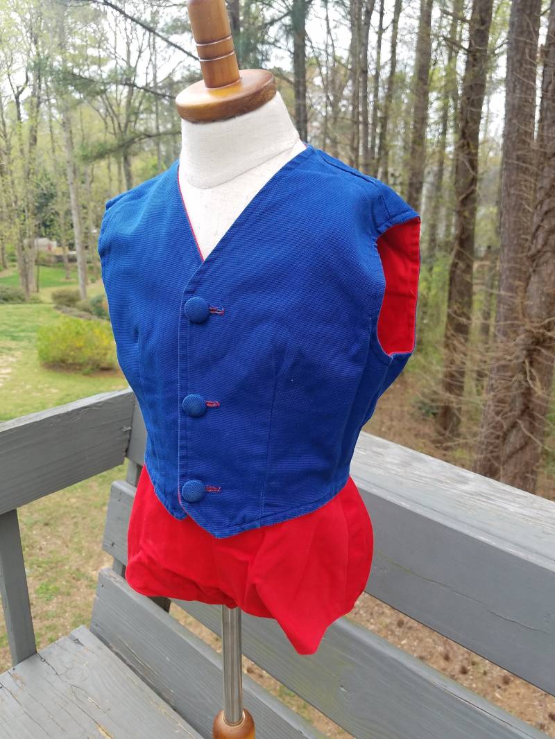 1950Er Jahre Outfit Retro Kleinkind Vintage 50Er Wendeweste Shorts 1950Er Jahre Outfit Retro Kleinkind Vintage 50Er Wendeweste Shorts von LibertyMarensVintage