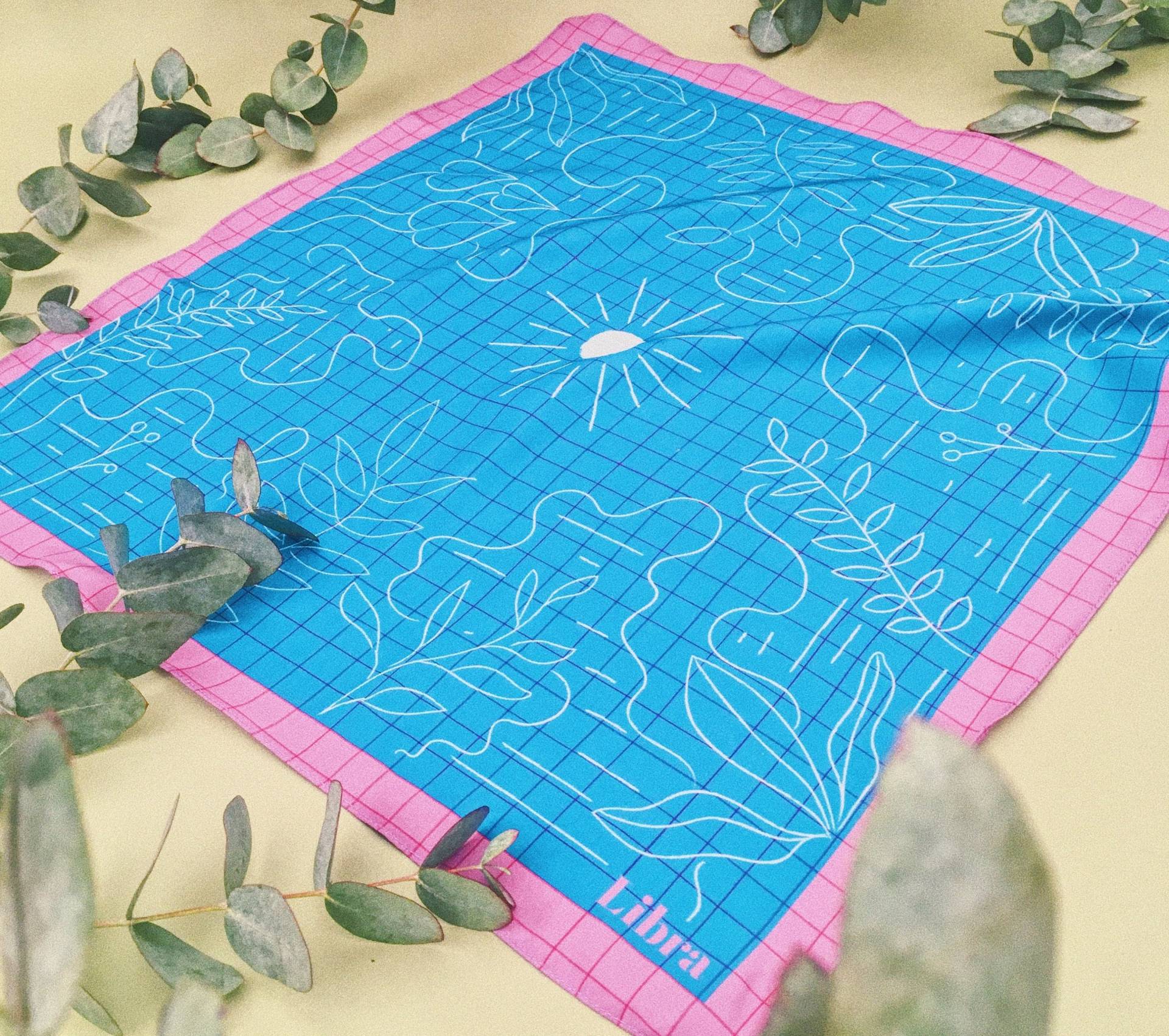 Pool Schal Waage Halstuch Blätter Und Quadrate - Illustrierte Handgemachte Druck Seide Men Day Bunte Weiche Perfekte Geburtstagsgeschenk Pool Schal Waage Halstuch Blätter Und Quadrate - Illustrierte Handgemachte Druck Seide Men Day Bunte Weiche Perfekte Geburtstagsgeschenk von LibraAr