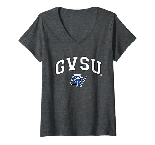 Damen Grand Valley State | Offizielle NCAA University | NAFPGVSU03 T-Shirt mit V-Ausschnitt von License Champs