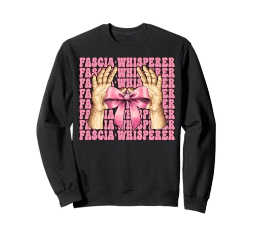 Faszienflüsterer Massagetherapeutin Massagetherapie Mädchen Mama Sweatshirt von Licensed Massage Therapist Pink Coquette Bow Gifts