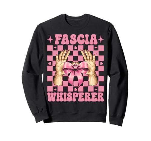 Faszienflüsterer Massagetherapeutin Massagetherapie Mädchen Mama Sweatshirt von Licensed Massage Therapist Pink Coquette Bow Gifts