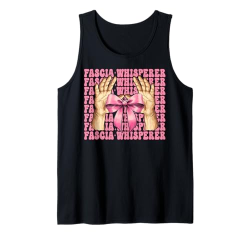 Faszienflüsterer Massagetherapeutin Massagetherapie Mädchen Mama Tank Top von Licensed Massage Therapist Pink Coquette Bow Gifts