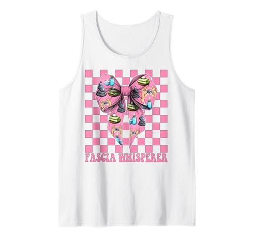 Faszienflüsterer Massagetherapeutin Massagetherapie Mädchen Mama Tank Top von Licensed Massage Therapist Pink Coquette Bow Gifts