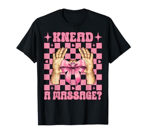 Kneten Sie eine Massagetherapeutin, Massagetherapie, Mädchen, Mutter, Kokette T-Shirt von Licensed Massage Therapist Pink Coquette Bow Gifts