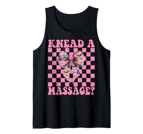 Kneten Sie eine Massagetherapeutin, Massagetherapie, Mädchen, Mutter, Kokette Tank Top von Licensed Massage Therapist Pink Coquette Bow Gifts