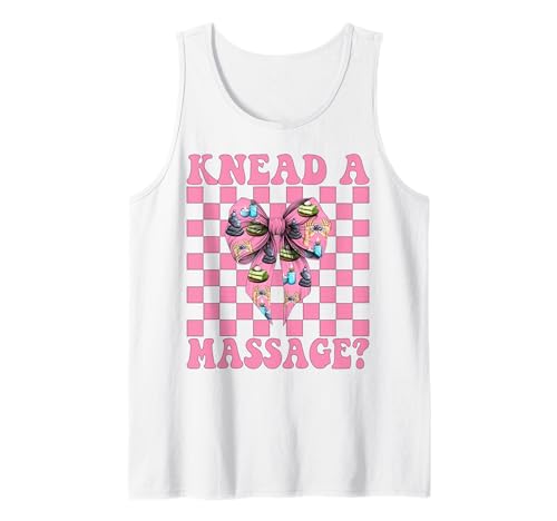 Kneten Sie eine Massagetherapeutin, Massagetherapie, Mädchen, Mutter, Kokette Tank Top von Licensed Massage Therapist Pink Coquette Bow Gifts