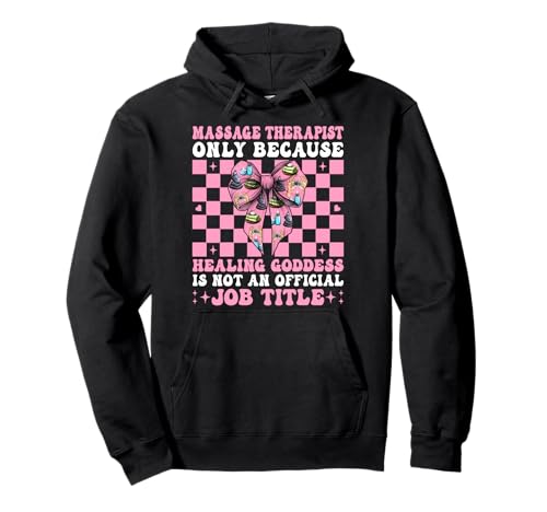 Massagetherapeutin Heilgöttin Massage Therapie Mädchen Mama Pullover Hoodie von Licensed Massage Therapist Pink Coquette Bow Gifts