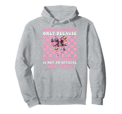 Massagetherapeutin Heilgöttin Massage Therapie Mädchen Mama Pullover Hoodie von Licensed Massage Therapist Pink Coquette Bow Gifts