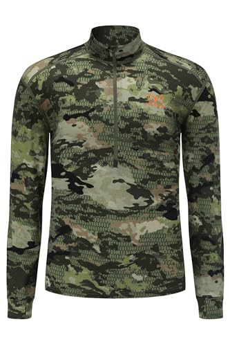 Lichenland Herren 100% Merinowolle Jagd Baselayer Tops Camo Shirts, Z-forest200g, Mittel von Lichenland