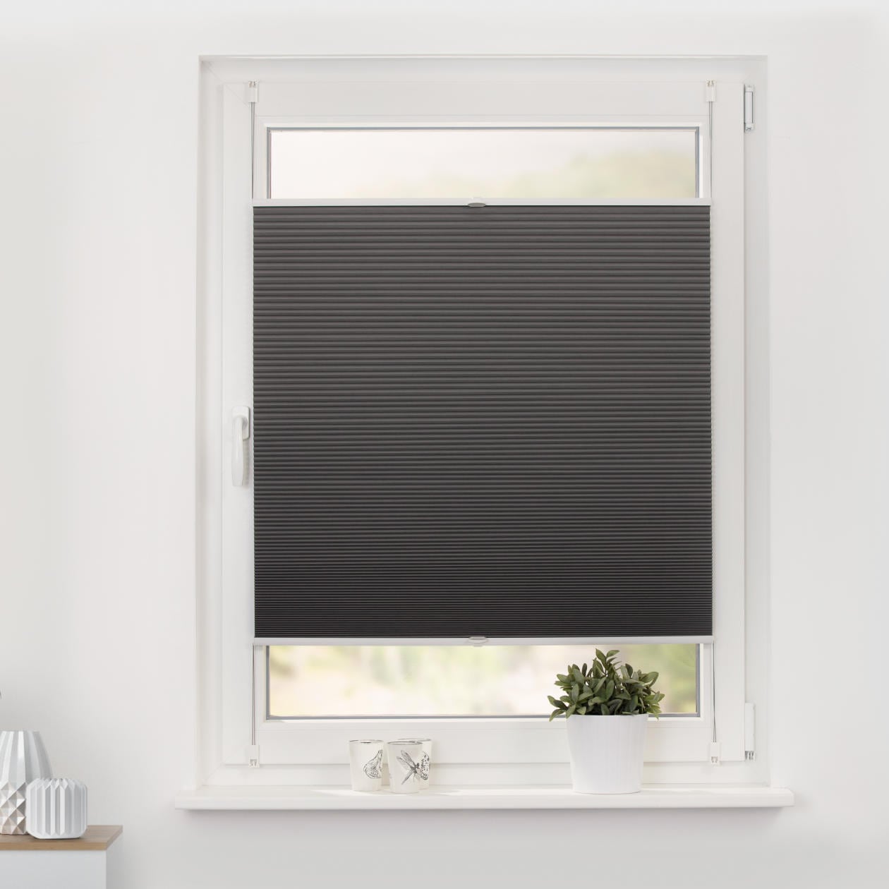 LICHTBLICK ORIGINAL Wabenplissee "Thermo-Plissee Klemmfix ohne Bohren, Verdunkelung, verspannt" verdunkelnd Tag- und Nacht-Funktion  energiesparend ohne Bohren verspannt energiesparend, Thermo-beschichtet von Lichtblick Original