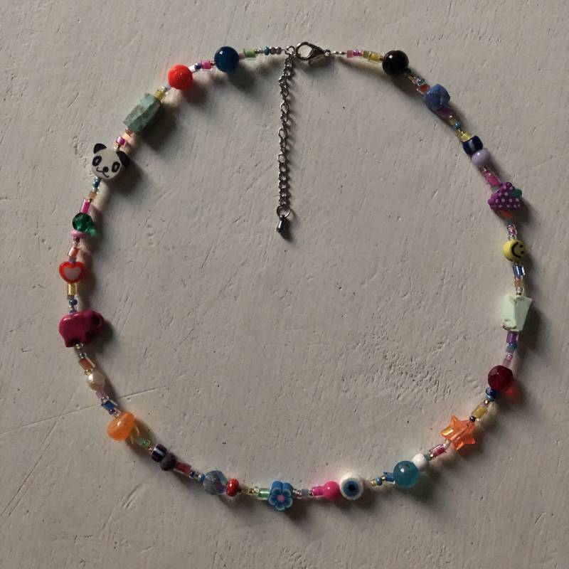 Perlenkette „Sweet" | Silber, Verlängerung Perlenkette „Sweet" | Silber, Verlängerung von LichtiStrickDeluxe