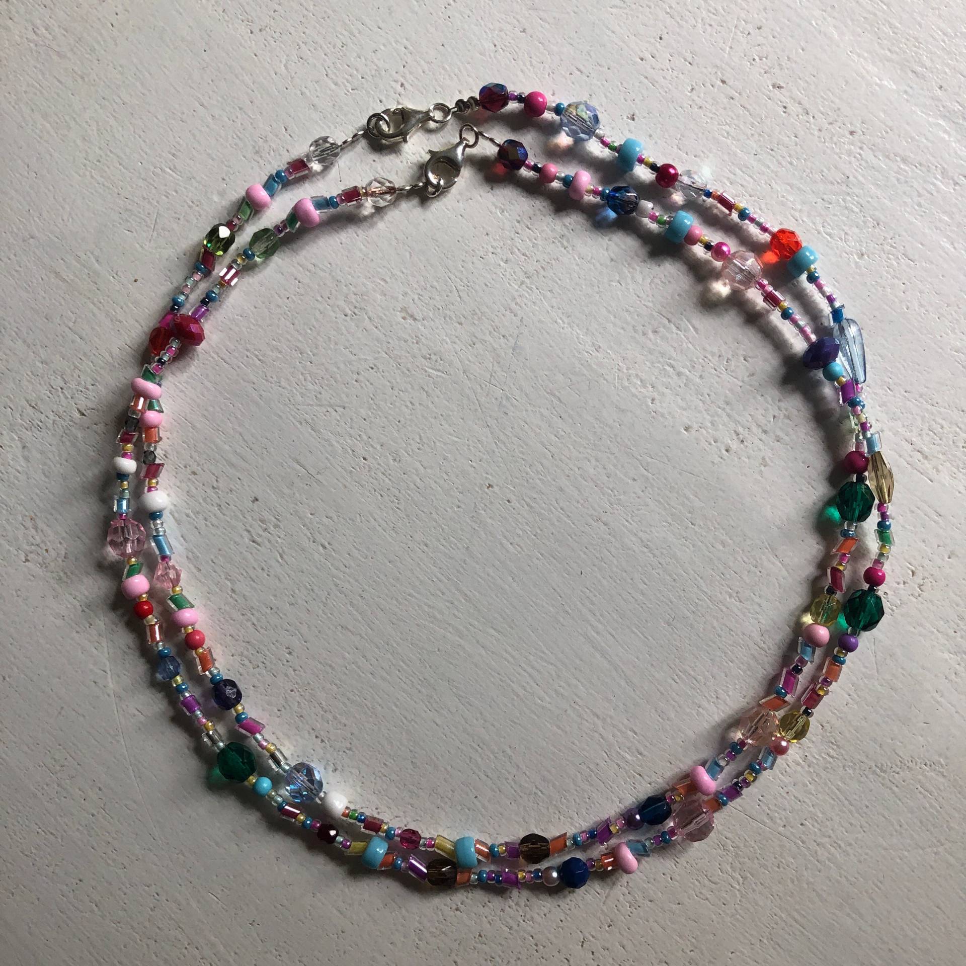 Perlenketten „Funkelsterne" von LichtiStrickDeluxe