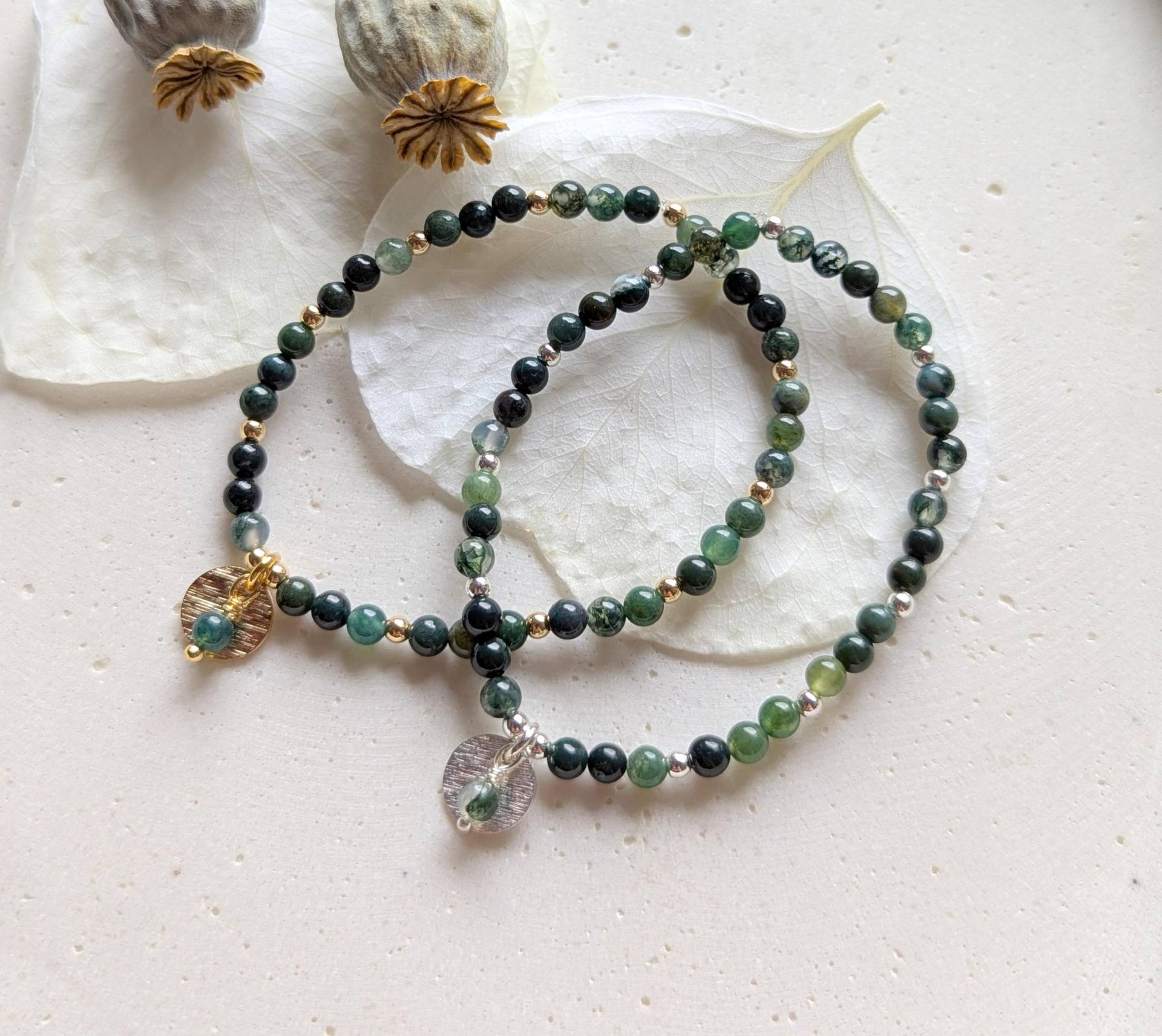 Armband Moosachat I Lebensstein Sternzeichen Jungfrau Geburtsstein Sterling Silber Vergoldet Geschenk Geburstagsgeschenk Armband Moosachat I Lebensstein Sternzeichen Jungfrau Geburtsstein Sterling Silber Vergoldet Geschenk Geburstagsgeschenk von LichtmomentbyAna