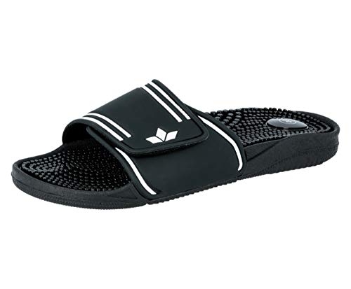 Lico POOL Unisex Erwachsene Badeschuhe, Schwarz/ Weiß, 47 EU von Lico