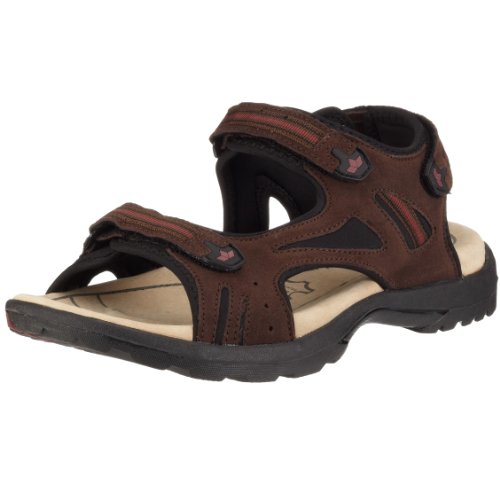 LICO Bermuda V 400039, Herren Sandalen/Outdoor-Sandalen, braun, (braun-bordeaux), EU 46 von Lico