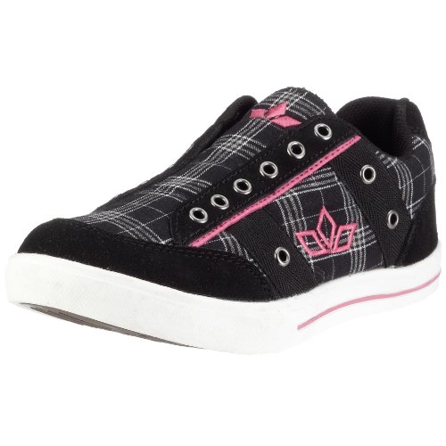 LICO Corvette 540034, Mädchen Sneaker, schwarz, (schwarz-grau-pink), EU 39 von Lico