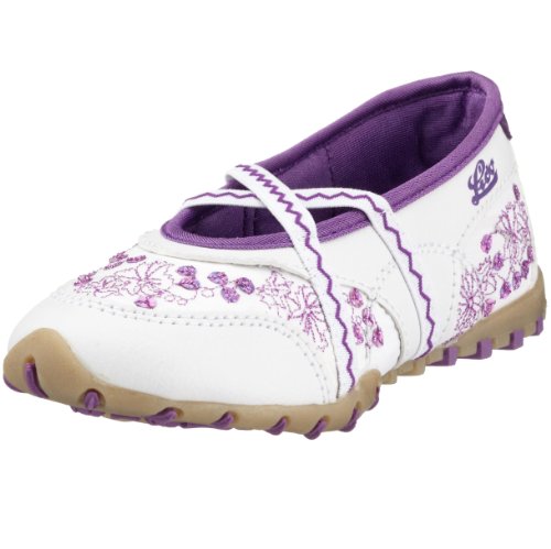 LICO Eva 450001, Mädchen Ballerinas, weiss, (weiss-lila), EU 27 von Lico