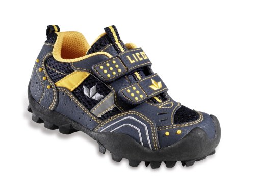 LICO Mario V 360111, Jungen Klassische Halbschuhe, blau, (marine-grau-gelb ), EU 39 von Lico