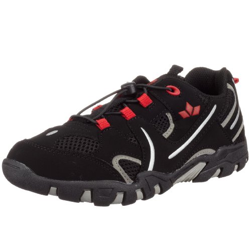 LICO Sprint 530080, Unisex - Kinder Sneaker, schwarz, (schwarz-rot ), EU 38 von Lico