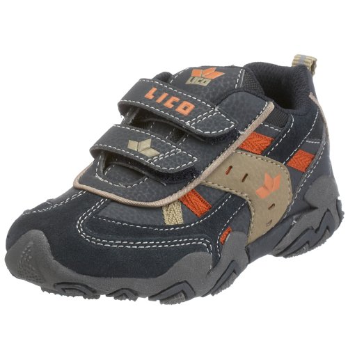 LICO Tonio V 500039, Jungen Klassische Halbschuhe, blau, (marine-beige-orange ), EU 35 von Lico